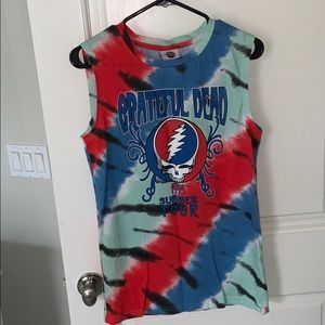 Tie-die Grateful Dead Tank Top